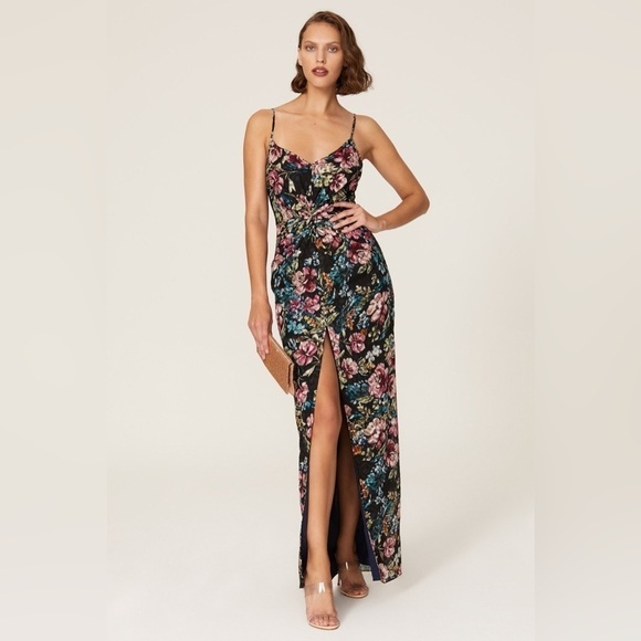 Amanda Uprichard Ellie Floral Lace Maxi Dress 🌸 XS - Picture 11 of 16